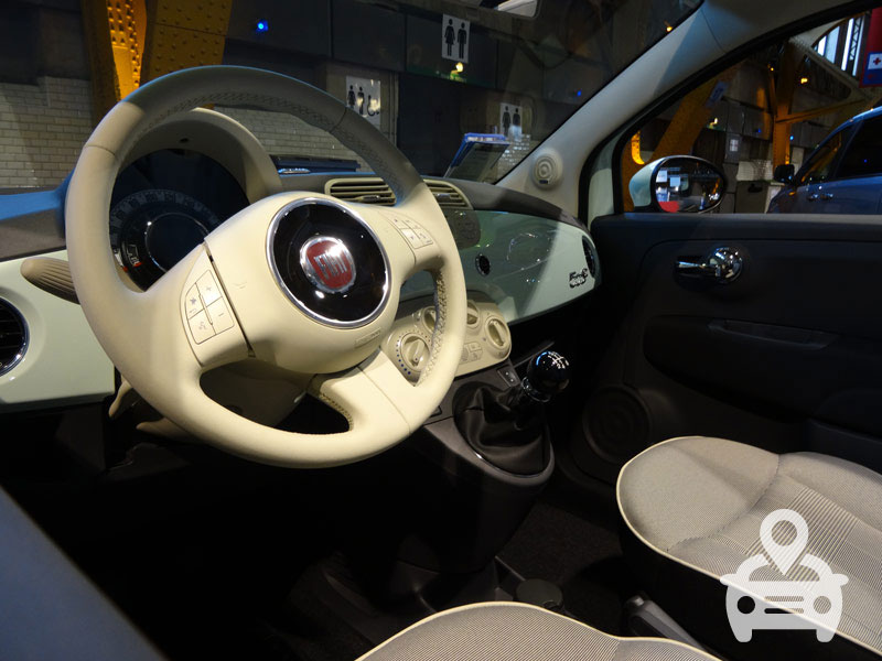 tableau de bord Fiat 500c