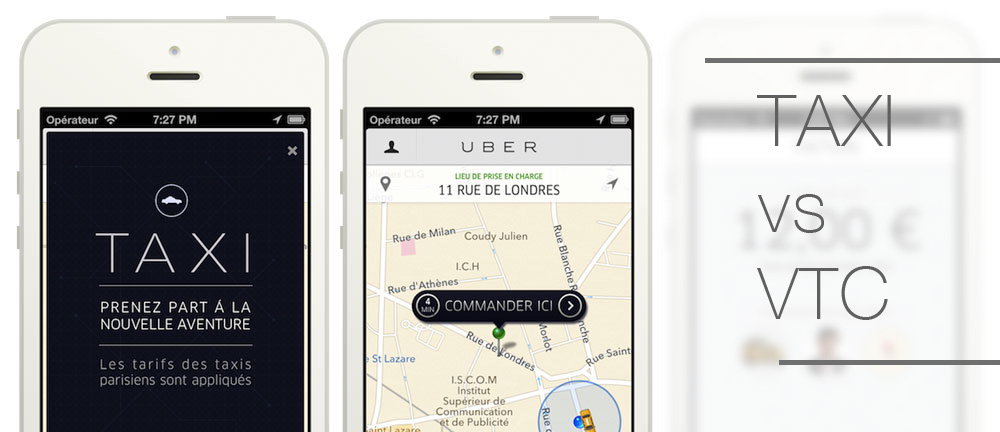 Différences entre VTC (Uber) et Taxis