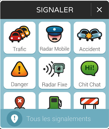 signaler radar waze