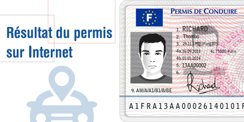 résultat du permis sur Internet