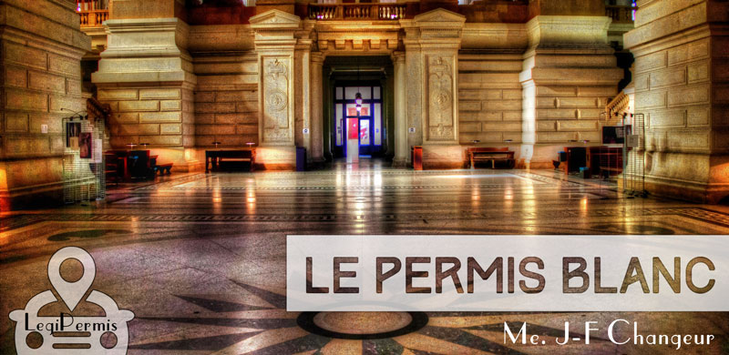Le permis blanc : Aménagement d’une suspension judiciaire
