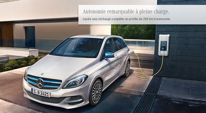 mercedes classe b électrique autonomie