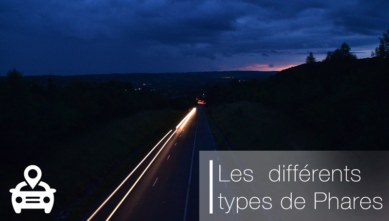 Différences entre phares de position, croisement, routes …