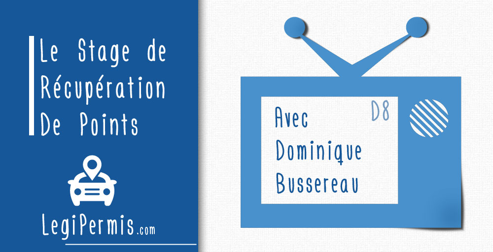 Dominique Bussereau fait un stage de récupération de points sur D8