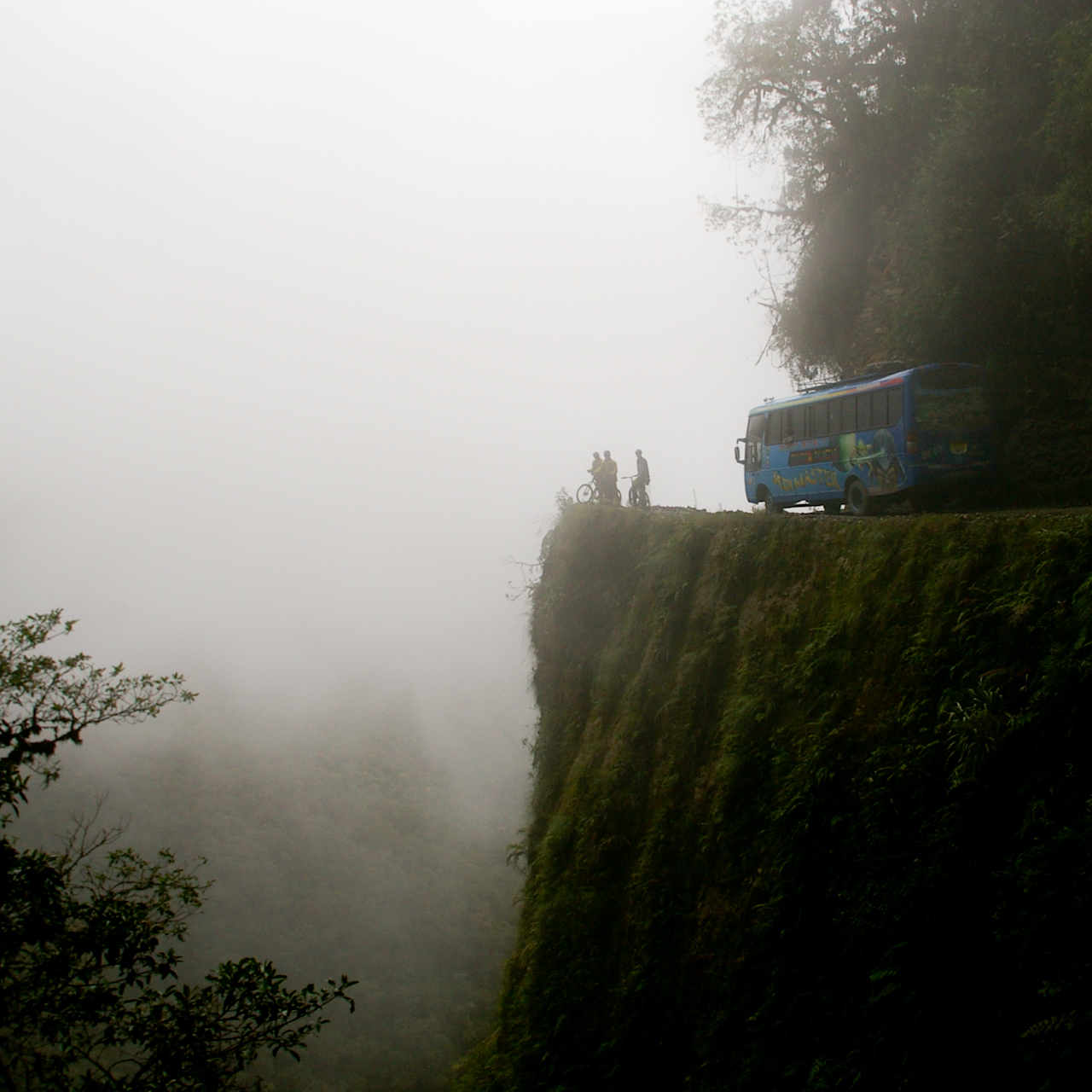 la route la plus dangereuse du monde en Bolivie