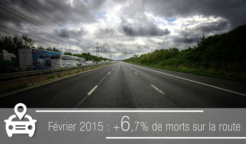 Mauvais bilan en matière de sécurité routière en février 2015