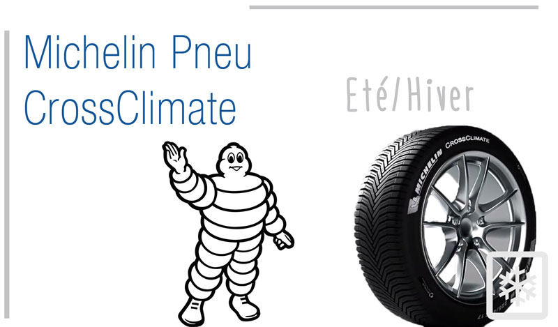 Michelin lance le pneu été / hiver CrossClimate