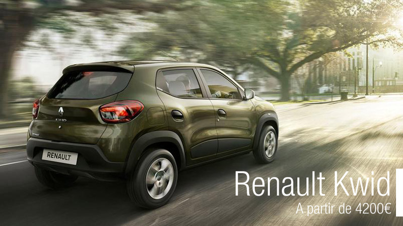 Renault Kwid : la voiture low-cost à 4200€