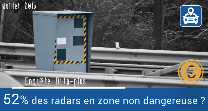 Plus de 50% des radars ne seraient pas sur des routes dangereuses