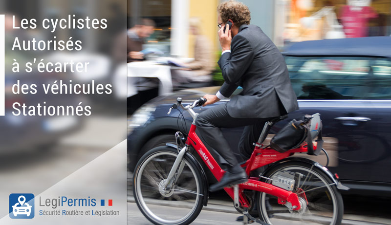 Vélos autorisés à rouler au centre de la route en ville