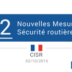 Les 22 mesures du CISR du 02/10/2015 pour la sécurité routière