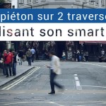 1 piéton sur 2 traverse en utilisant son smartphone