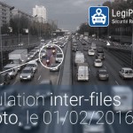 Moto : la circulation inter-files autorisée, le 01/02/2016 dans 4 zones de France