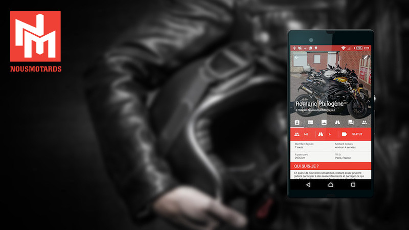 Un réseau social pour les motards : nousmotards