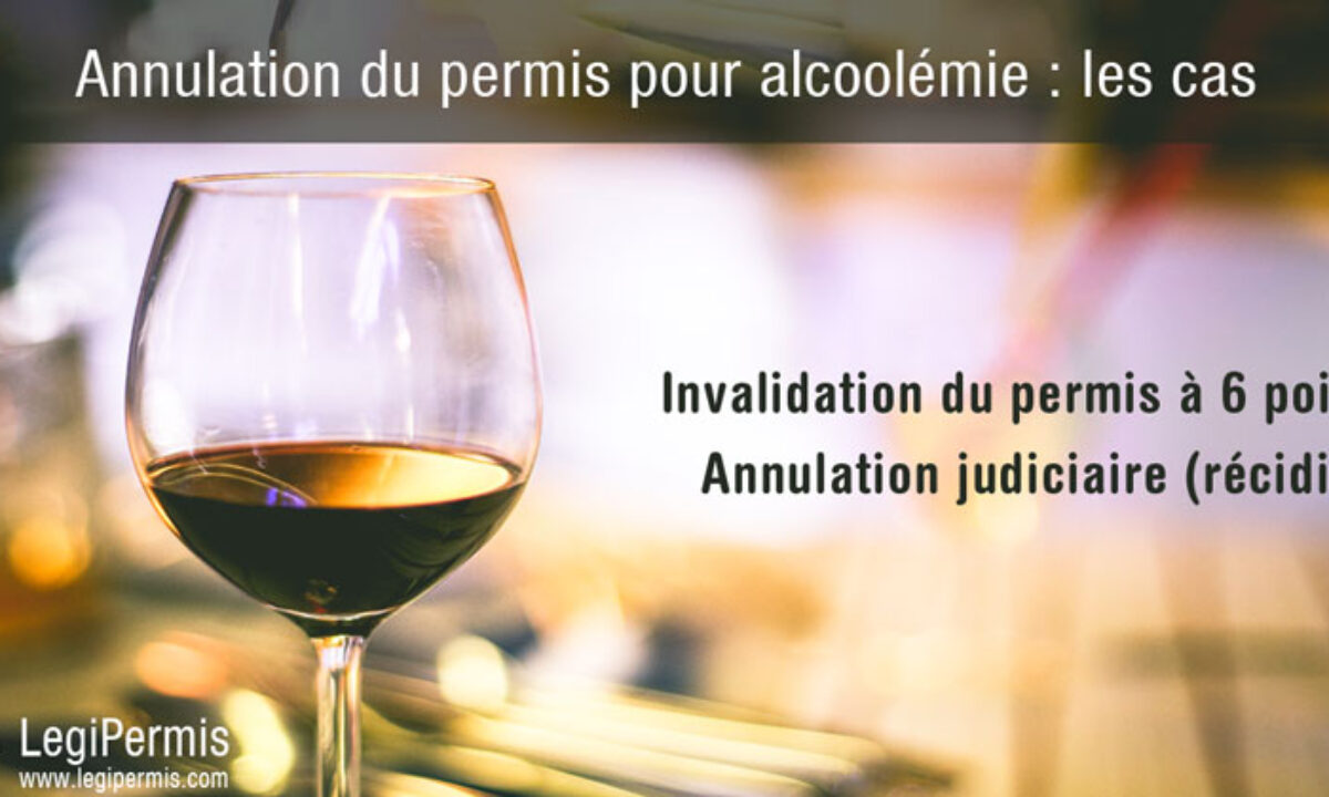 Annulation De Permis Pour Alcoolemie 2 Cas Legipermis