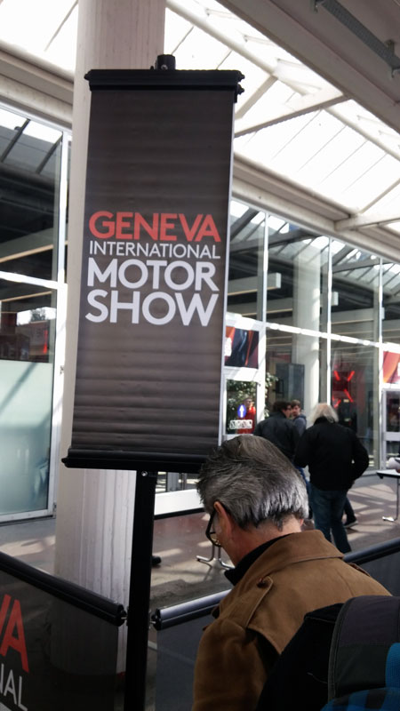 Affiche salon de l'auto à Genève