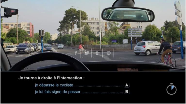 Nouvelle question code de la route 2016 sur la vitesse