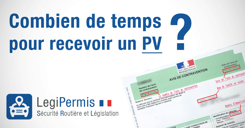 Combien de temps pour recevoir une amende ?