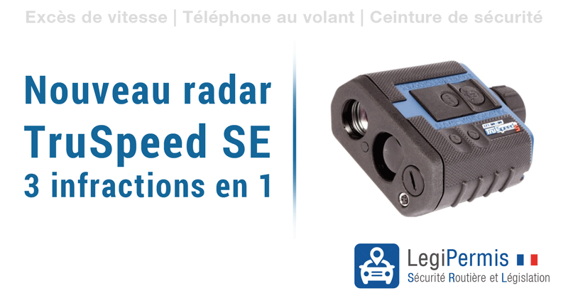 Nouveau radar mobile en 2016, le TruSpeed SE