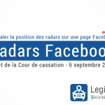 Avertir les radars sur Facebook n’est plus interdit