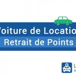 Retrait de points avec une voiture de location