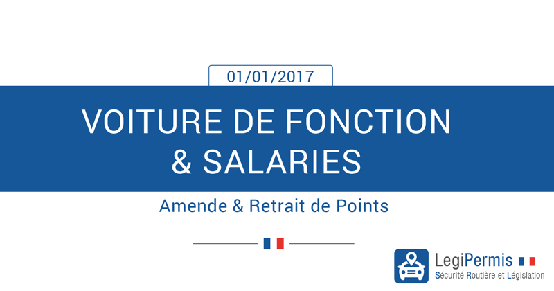 Voiture de fonction: les salariés vont perdre des points (01/01/2017)
