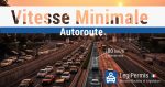 vitesse minimale sur autoroute en France