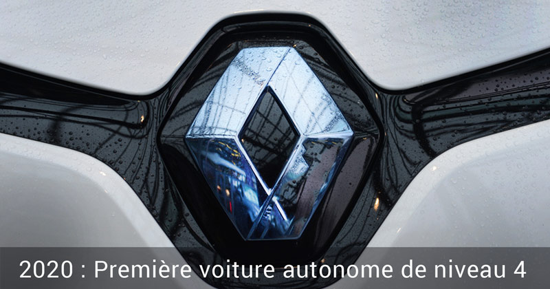 Renault voiture autonome niveau 4 pour 2020