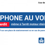 Le téléphone au volant est interdit à l’arrêt