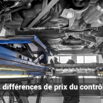 Les différences de prix du contrôle technique en France