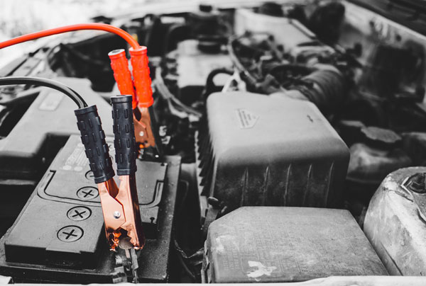 batterie de voiture en panne