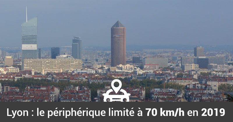 Lyon : limitation de vitesse à 70 km/h en 2019 sur le périphérique
