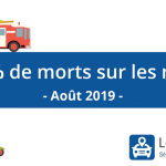 +17,9% de morts sur les routes en Août 2019