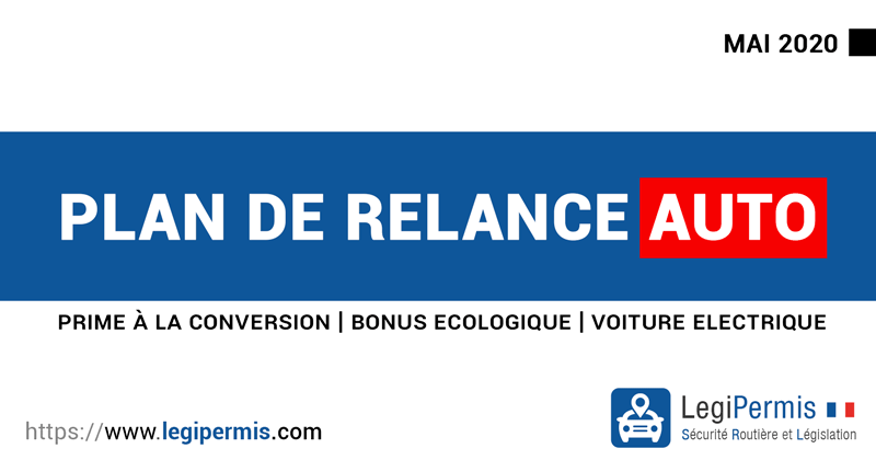 Plan de relance auto mai 2020 : prime à la conversion et bonus