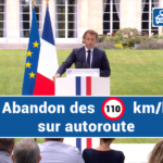 E.Macron abandonne les 110km/h sur autoroute