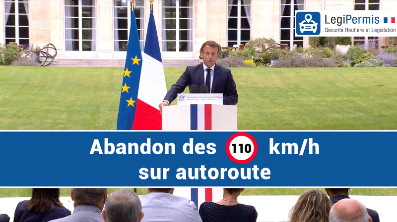 E.Macron abandonne les 110km/h sur autoroute