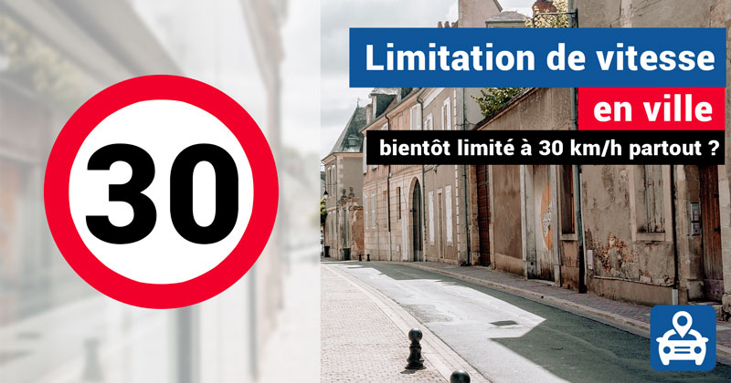 limitation de vitesse à 30 km/h en ville en France