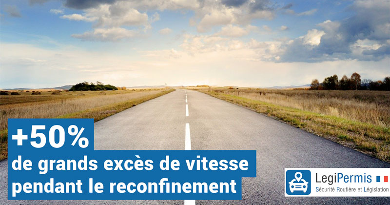 Reconfinement : +50% de grands excès de vitesse