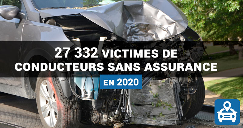 27 332 victimes de conducteurs sans assurance en 2020