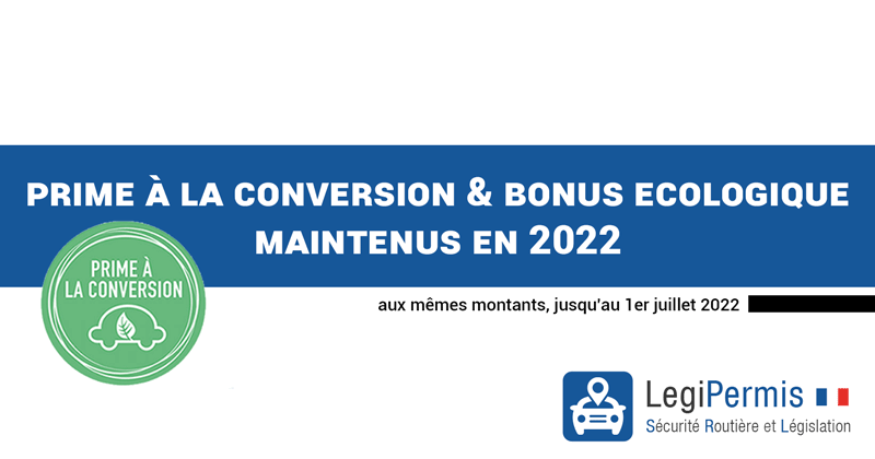 Bonus et prime à la conversion en 2022 : les montants prolongés