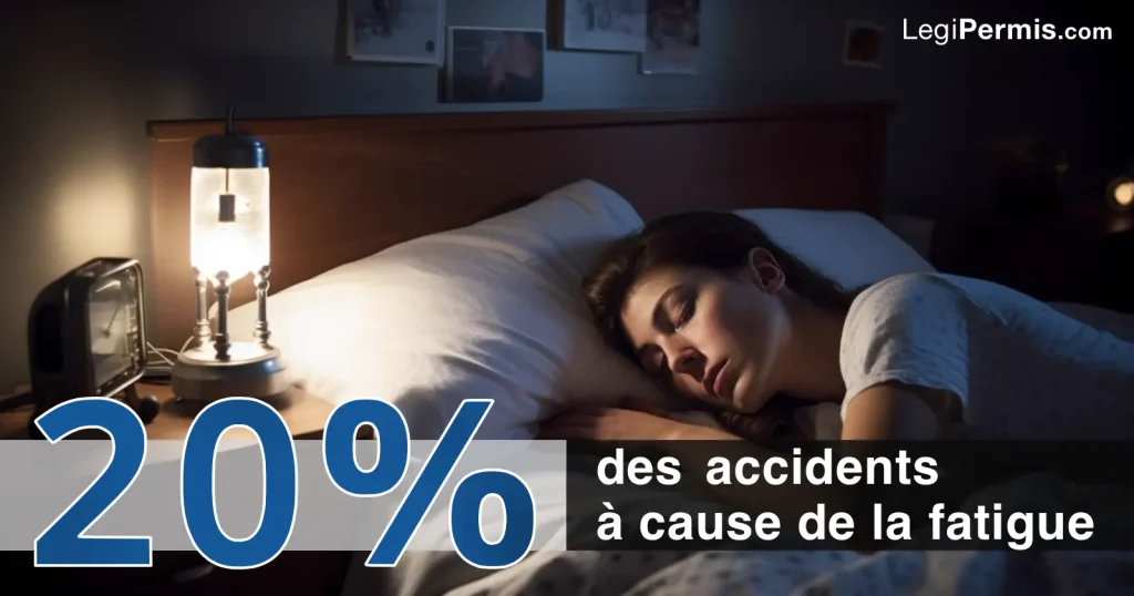 20% des accidents seraient dûs à la fatigue au volant