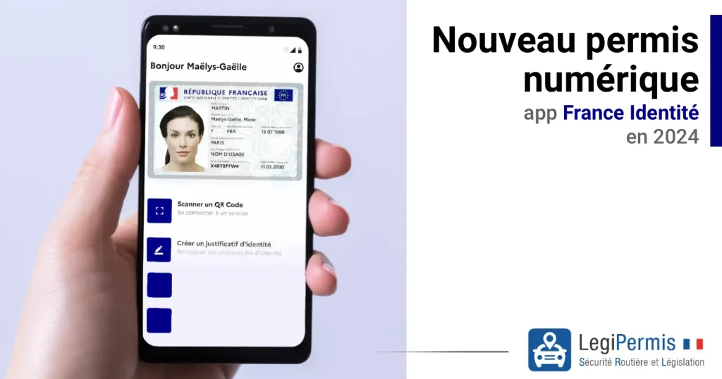 Nouveau permis de conduire numérique sur France Identité