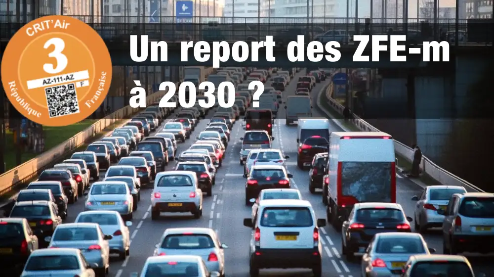 ZFE assouplissement du calendrier pour les vignettes crit'air 3