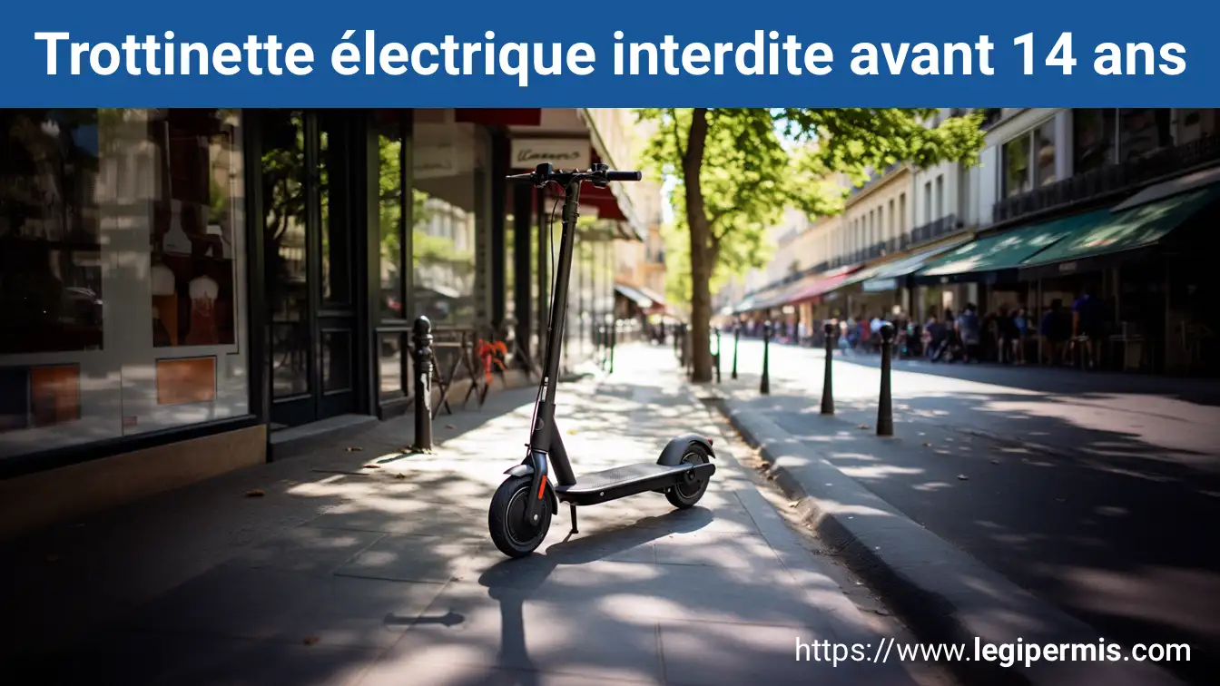 Trottinette électrique : attention nouvel âge minimum