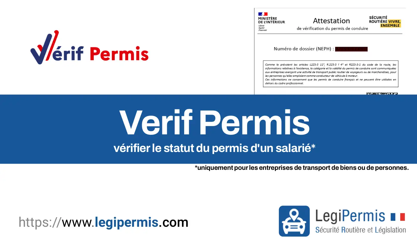 Verif Permis : vérifier le permis d'un employé.