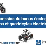 Suppression du Bonus écologique pour les quadricyles et motos électriques