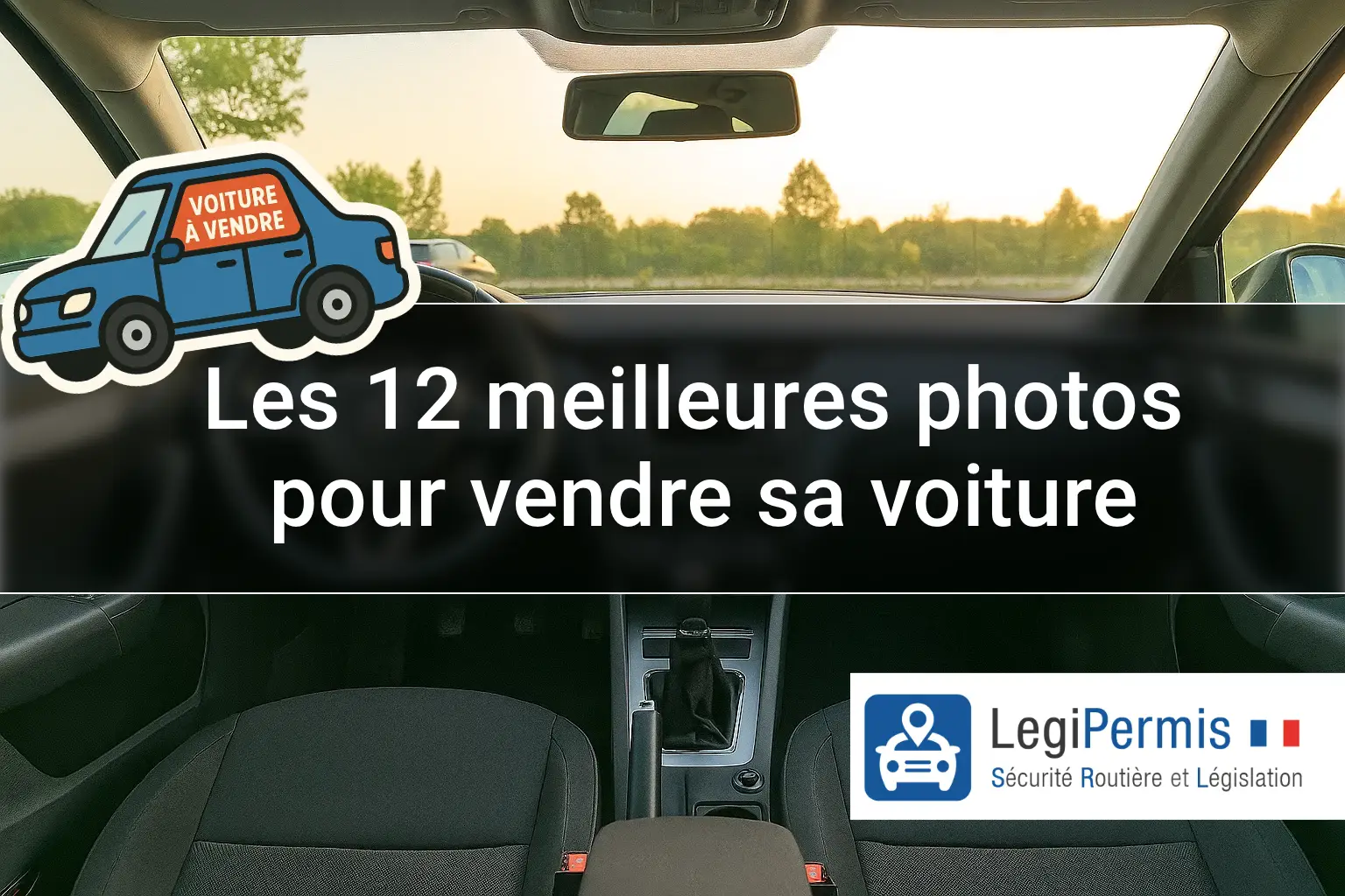 Les meilleures photos pour vendre sa voiture, (angles de vue)