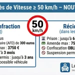 +50 km/h : ça devient un délit, voici ce que vous risquez