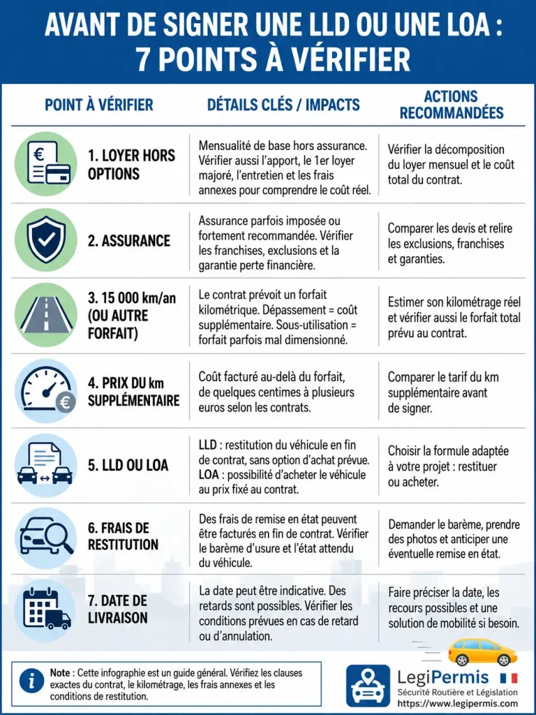 LLD ou LOA à vérifier