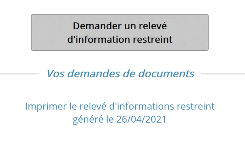 RIR : téléchargement du pdf sur télépoints